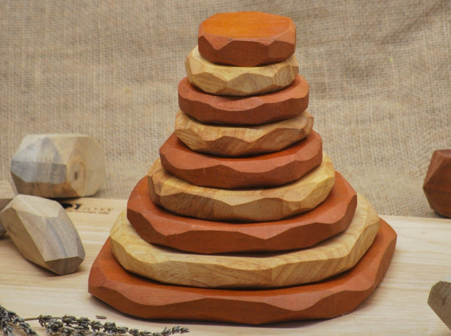 Two Tone Stacking Stones