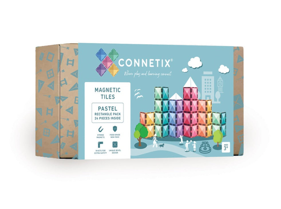 Connetix Pastel Rectangle 24 Piece Pack