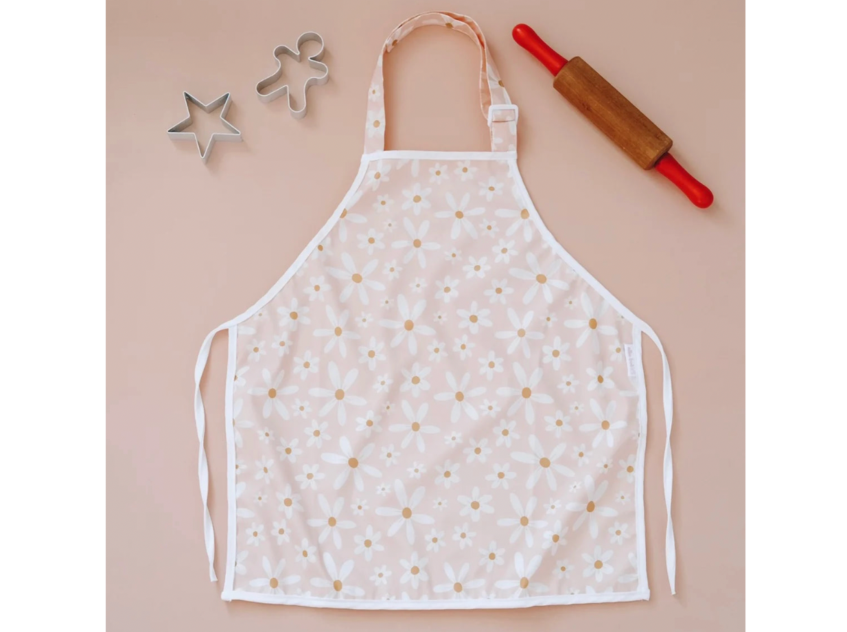 Toddler Apron: Pink Daisy