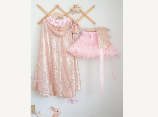 Rose Gold 4 piece Cape Set